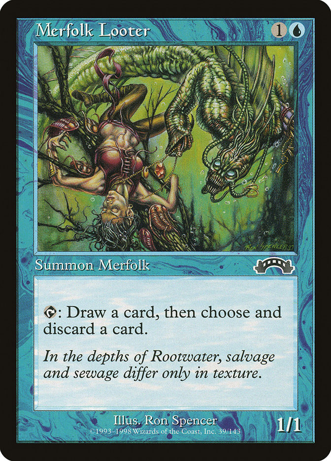 マーフォークの物あさり Merfolk Looter 英語 foil 2枚MTG マーフォークの物あさり／Merfolk Looter - MTGフレーバーテキストwiki